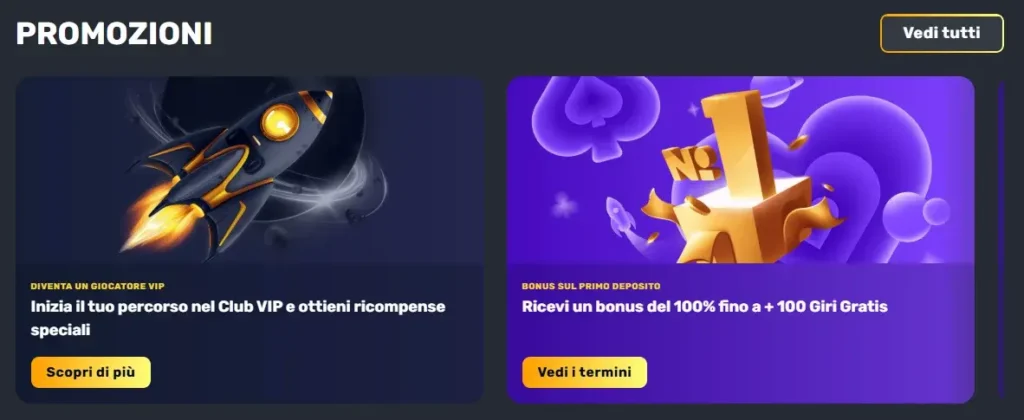 Promozione disponibile per gli italiani su Rocket Play