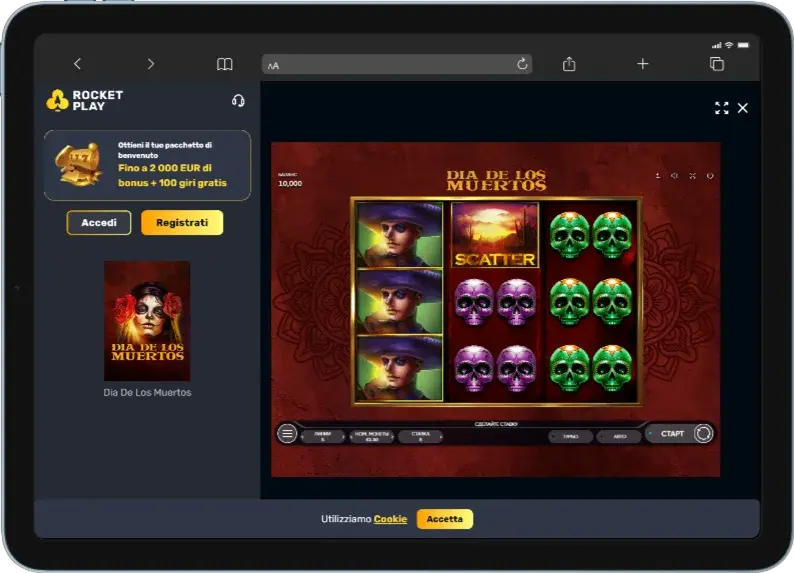 App Rocket Play Casino con giochi