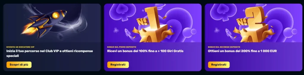 Bonus RocketPlay disponibile per gli italiani