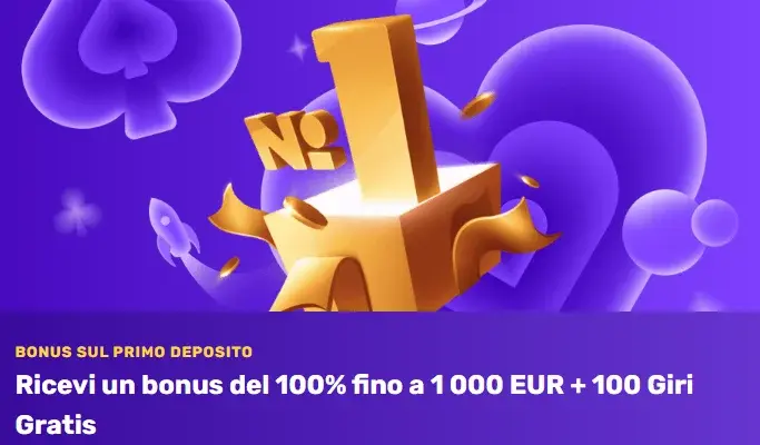 Bonus Rocket Play sul primo deposito